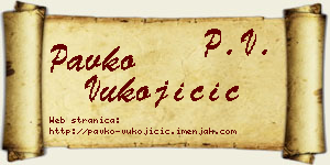 Pavko Vukojičić vizit kartica